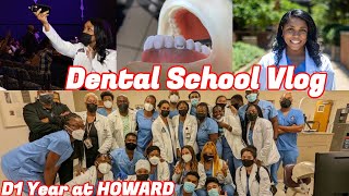 Last Dental School Vlog as a D1 at Howard  HUCD [upl. by Ribal]