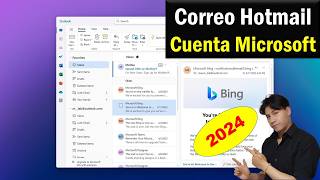 Cómo CREAR un correo electrónico en HOTMAIL 2024 Outlook [upl. by Snell]