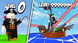 GETTING MAX LEVEL PIRATE BASE in Roblox Pirate Tycoon [upl. by Ykroc]