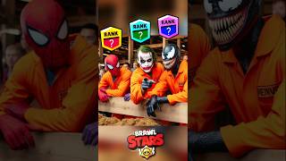 Brawlstar Rank 💪 Prison Escape brawlstars marvel spiderman dc shorts [upl. by Eillom62]