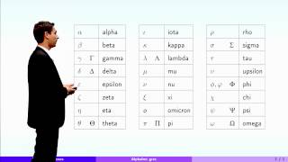 Leçons de choses  partie 2  lalphabet grec [upl. by Mathe]