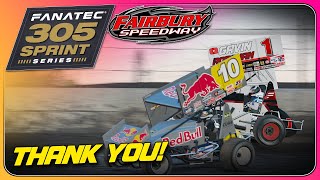 305 Sprint Car Series  Fairbury Speedway  iRacing Dirt [upl. by Arodoet992]