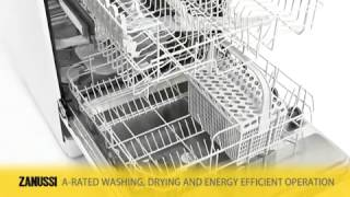 Zanussi ZDF3020 Freestanding Dishwasher  Harvey Norman Ireland [upl. by Neltiak]