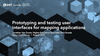 Prototyping and Testing User Interfaces for Mapping Applications [upl. by Lorry63]