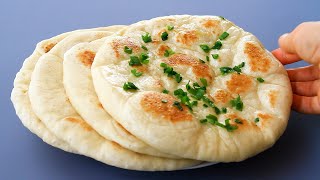 No Oven  Mix water with flour the softest and healthy flatbread recipe you will ever make [upl. by Nathanson]