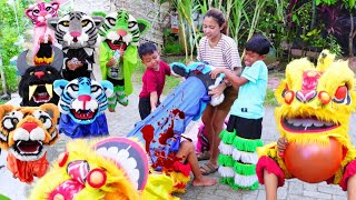 MENOLONG BARONGSAI YANG MELAHIRKAN BARONGAN MACAN KEMBAR EMPAT [upl. by Tizes32]