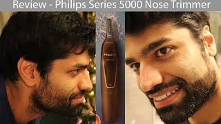 Review Philips Series 5000 Nose Trimmer [upl. by Enelia25]