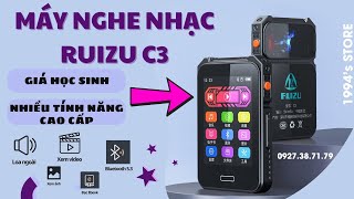 Ruizu C3 Máy nghe nhạc bền bỉ loa ngoài siêu lớn Bluetooth 53 xem phim xem ảnh màn hình cảm ứng [upl. by Catina]