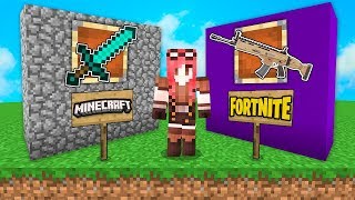 Minecraft ITA  ARMI DI FORTNITE VS ARMI DI MINECRAFT [upl. by Arlan]