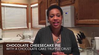 Chocolate NoBake Cheesecake Pie [upl. by Aholla183]