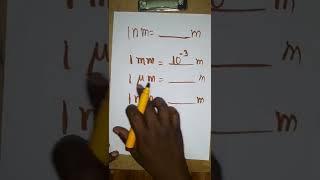 nanometer to meter micrometer to meter millimeter to meter [upl. by Scotty]