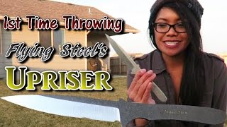 Throwing Upriser Knife by Flying Steel  Outtakes [upl. by Gretta14]