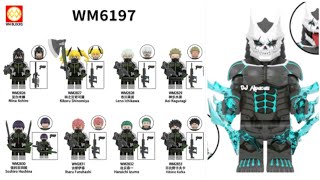 KAIJU NO 8 LEAKED  LEGO UNOFFICIAL MINIFIGURES  WM6197 kaiju lego kaijuno8anime anime toys [upl. by Virgin]