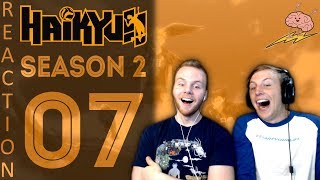 SOS Bros React  Haikyuu Season 2 Episode 7  Tsukki Development [upl. by Esirehc]