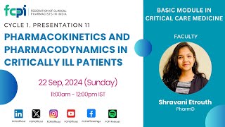 Pharmacokinetics and Pharmacodynamics in Critically Ill Patients [upl. by Oicneserc817]