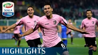 Palermo Frosinone 41  Highlights  Matchday 16  Serie A TIM 201516 [upl. by Erlond]