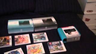 3DS Unboxing ON RELEASE USA 6 games amp both colors HD [upl. by Aik]