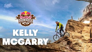 Kelly McGarry Crash  Red Bull Rampage 2014 [upl. by Ahsotan]