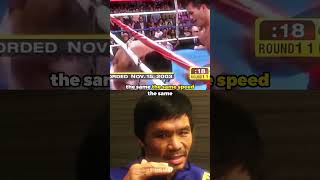 Manny Pacquiao quotI work everyday 36 rounds and the fight is easyquot [upl. by Sone]