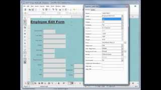 LibreOffice Base 07 Design Mode Basics [upl. by Anilem]