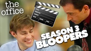 Season 3 BLOOPERS  The Office US  Comedy Bites [upl. by Blondell613]