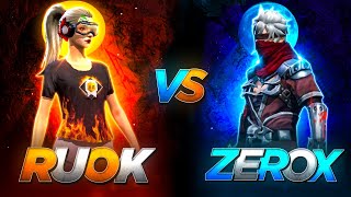 Ruok FF🖥️ Vs Zerox FF 📱 Friendly Fight 💗 [upl. by Nancy]