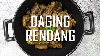 Daging Rendang Rundvlees  Indisch stoofvlees recept uit de Indische keuken  Indische gerechten [upl. by Hammond]