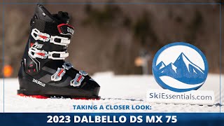 2023 Dalbello DS MX 75 Ski Boots Short Review with SkiEssentialscom [upl. by Notlad]