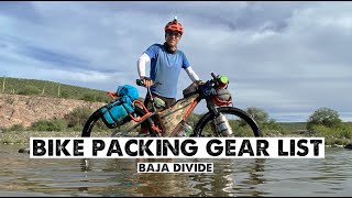 My Essential Gear List for BikePacking the BajaDivide [upl. by Fatsug694]