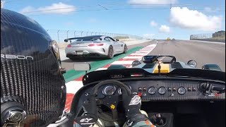 Tight Pass Laguna Seca AMG GTR [upl. by Llenroc]