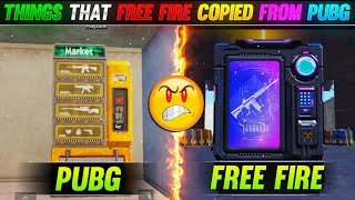 Things That Free Fire Copied From PUBG 😱🔥 Part  2  Free Fire Copying PUBG  PUBG vs Free Fire [upl. by Cott922]