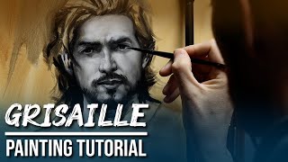 GRISAILLE  Oil Painting Tutorial with Step by Step Demonstration [upl. by Eleahcim]