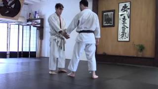 Karate Wrist Grab amp Takedown [upl. by Pirri]