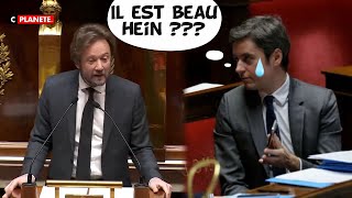 ATTAL est pris en flagrant délits à lassemblée [upl. by Giacobo]