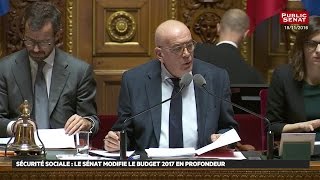 PLFSS  Les matins du Sénat 22112016 [upl. by Nnylsoj]