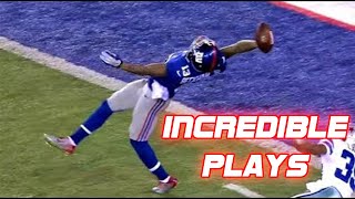 NFL Unbelievable Plays Part 1 Best Plays Ever [upl. by Roderigo]