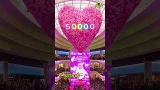 🎈🎈 Balloons 500000 ఒక్కసారిగా వాళ్ళ పైకి వదిలారు shortvideo viralvideo facts [upl. by Miles]