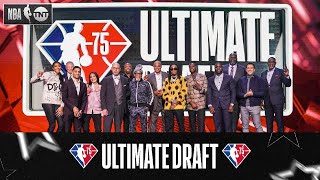 NBA 75 Ultimate Draft  NBA on TNT [upl. by Ezalb]