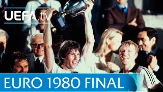 Germany v Belgium 1980 UEFA European Championship final highlights [upl. by Guyon]