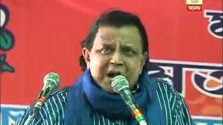 Mithun mentions ABP AnandaNielsen survey is his speech at a TMC poll rally [upl. by Fraze]