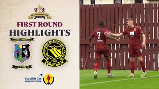 Tranent 41 Hutchison Vale  Scottish Gas Scottish Cup First Round Highlights [upl. by Yearwood711]