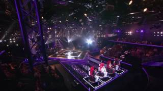 Dwight Dissels  End Of The Road The Voice Of Holland 2016  Blind Auditions [upl. by Ahsenwahs920]