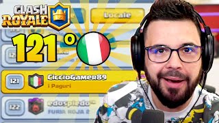 sono Davvero 121° in Italia Su Clash Royale [upl. by Ativel]