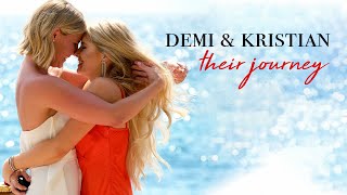 demi and kristian  their journey bachelor in paradise [upl. by Mixie]