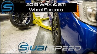 Subispeed  2015 WRX amp STI Wheel Spacers [upl. by Seppala]