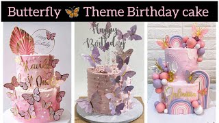 80➕ Incredible Butterfly Theme Birthday cake decoration ideas Trendz hub [upl. by Verdie]