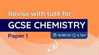 GCSE Chemistry Revision  Paper 1  Livestream [upl. by Nymsaj]