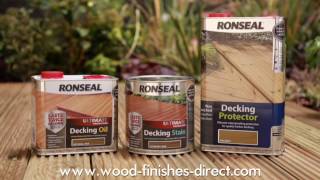 Ronseal Decking Products  How to Choose the Right Ronseal Product for your Decking [upl. by Atnahc640]