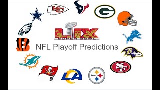 NFL Playoff Predictions 2024 [upl. by Vasily710]