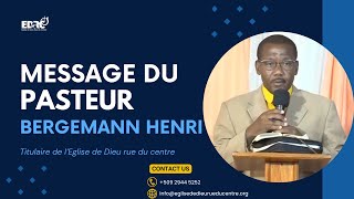 Message du Pasteur Bergemann HENRI [upl. by Aland]